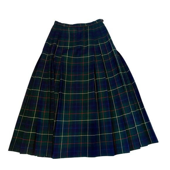 Vintage Pendleton Signature Tartan Skirt Sz 6 Midi Plaid Wool Preppy Academia - Picture 1 of 12